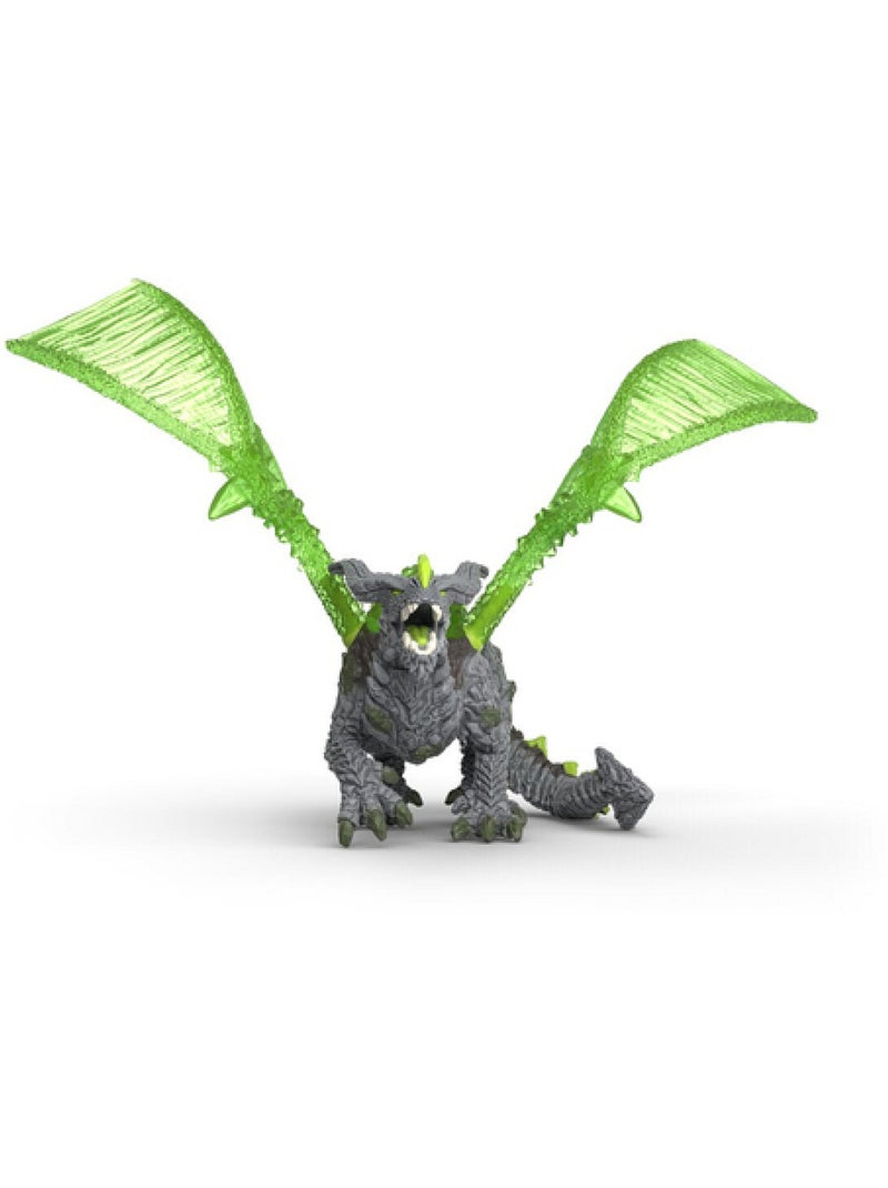 Figurine dragon de roche - schleich 70847 - gamme eldrador creatures Noir - Kiabi