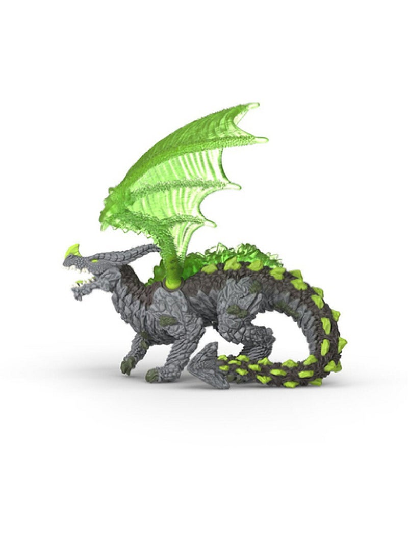 Figurine dragon de roche - schleich 70847 - gamme eldrador creatures Noir - Kiabi