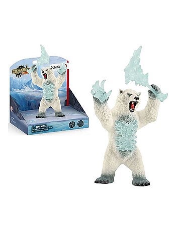 Figurine Eldrador : Ours du blizzard avec arme - Kiabi