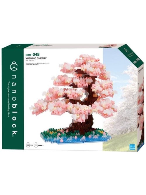 Figurine en briques - bandai - nanoblock - cerisier en fleurs deluxe - 990 pcs - Kiabi