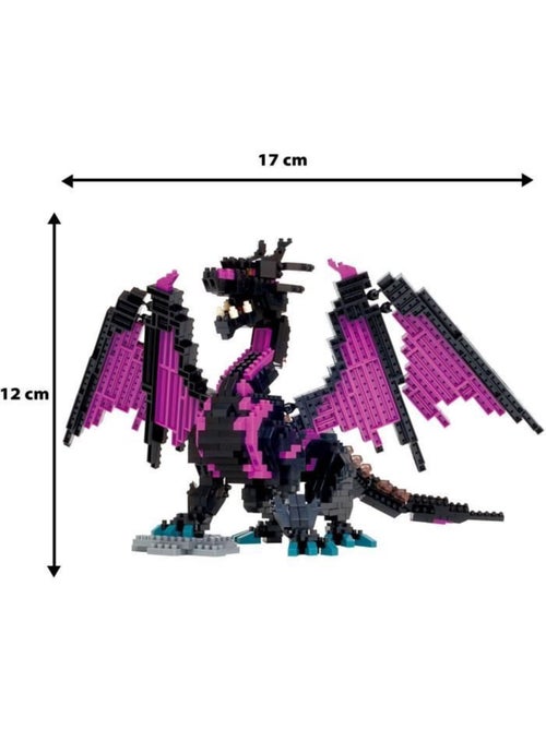 Figurine en briques - bandai - nanoblock - dragon deluxe - 960 pcs - Kiabi
