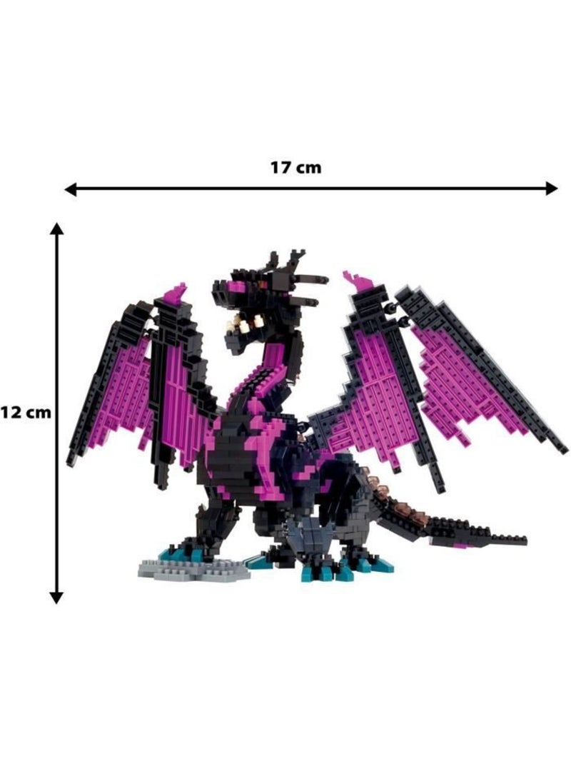 Figurine en briques - bandai - nanoblock - dragon deluxe - 960 pcs Multicolore - Kiabi