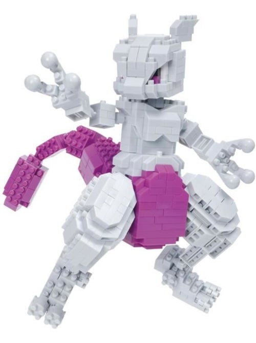 Figurine en briques - bandai - nanoblock - pokémon - mewtwo - Kiabi