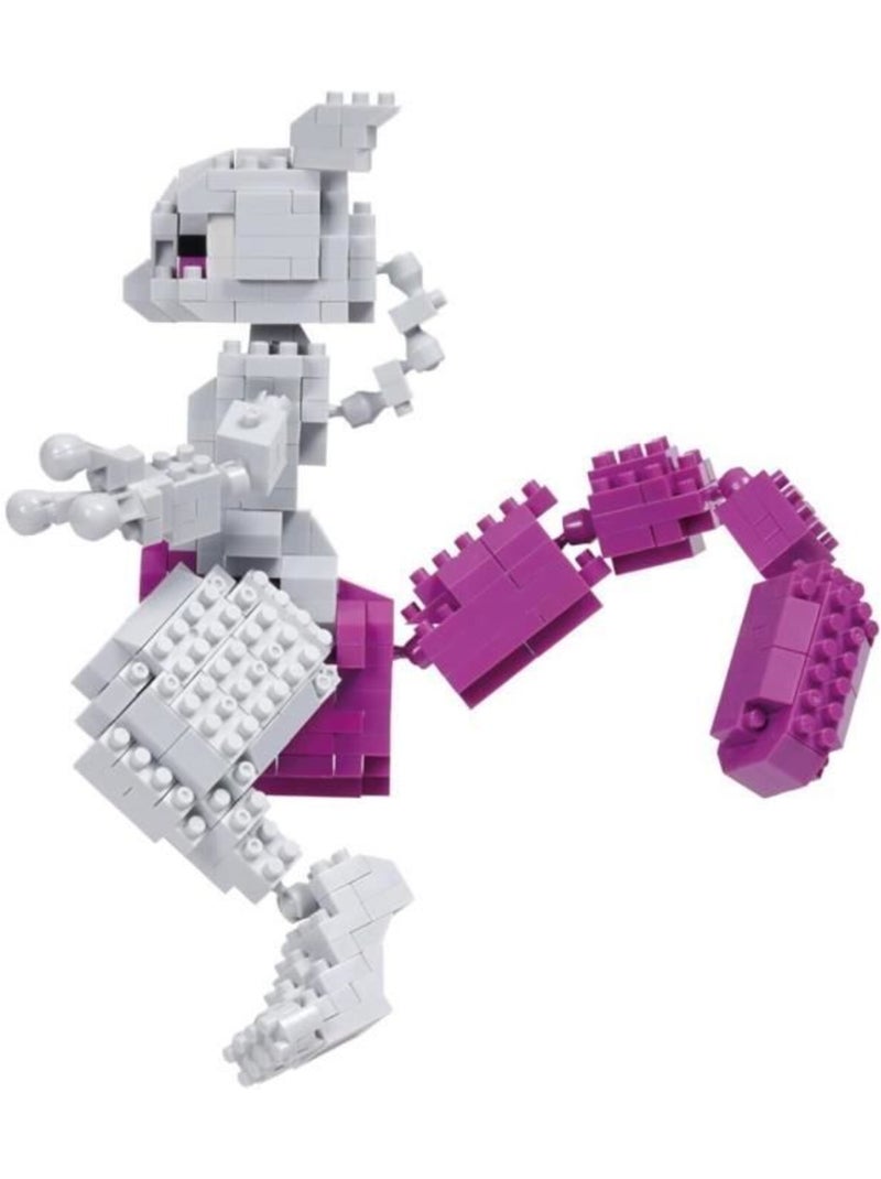 Figurine en briques - bandai - nanoblock - pokémon - mewtwo Multicolore - Kiabi