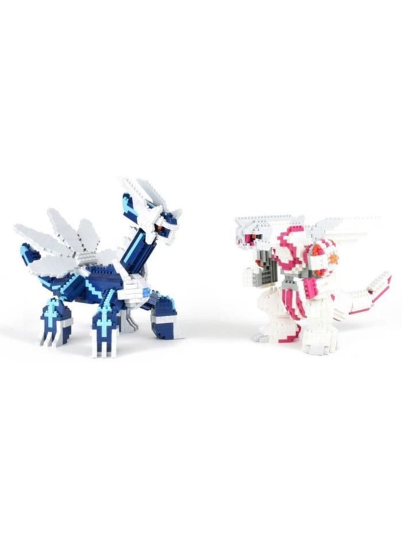 Figurine en briques - bandai - nanoblock - pokémon - palkia - 1050 pcs Multicolore - Kiabi