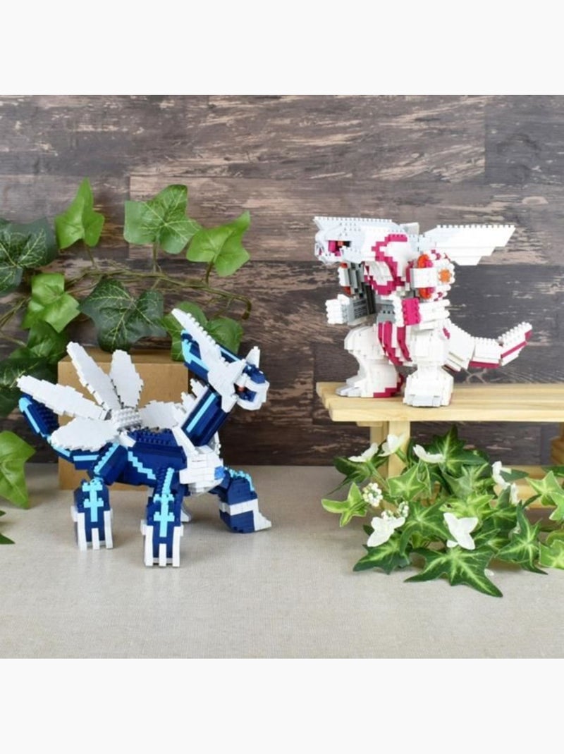 Figurine en briques - bandai - nanoblock - pokémon - palkia - 1050 pcs Multicolore - Kiabi