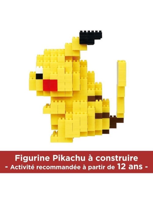 Figurine en briques - bandai - nanoblock - pokémon - pikachu deluxe - Kiabi