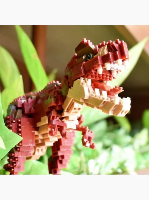 Figurine en briques - bandai - nanoblock - tyrannosaurus rex deluxe - 850 pcs - Kiabi