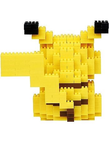 Figurine en briques Nanoblock Pikachu Deluxe - BANDAI, Pokémon