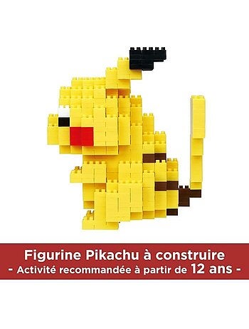 Figurine en briques Nanoblock Pikachu Deluxe - BANDAI, Pokémon