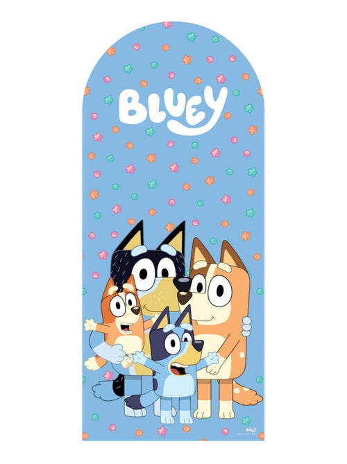 Figurine en carton - Backdrop Bluey - La famille Heeler - Haut 185 cm - Kiabi