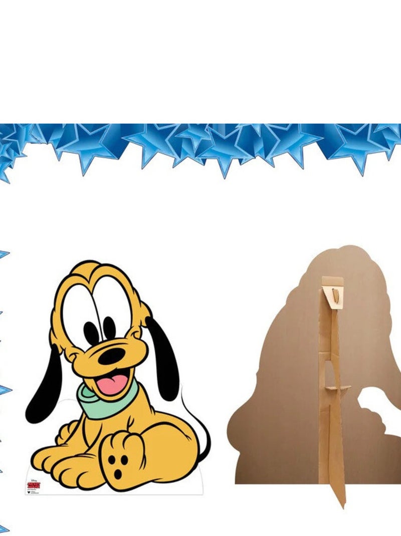 Figurine en carton - Bébé Pluto - Hauteur 91 cm Jaune - Kiabi