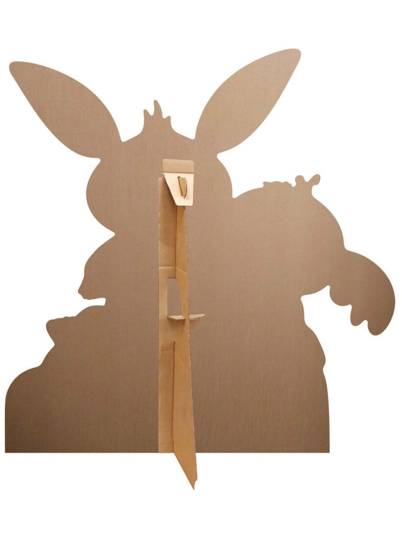 Figurine en carton - Bing Le Lapin et son amie - 96CM Rose - Kiabi
