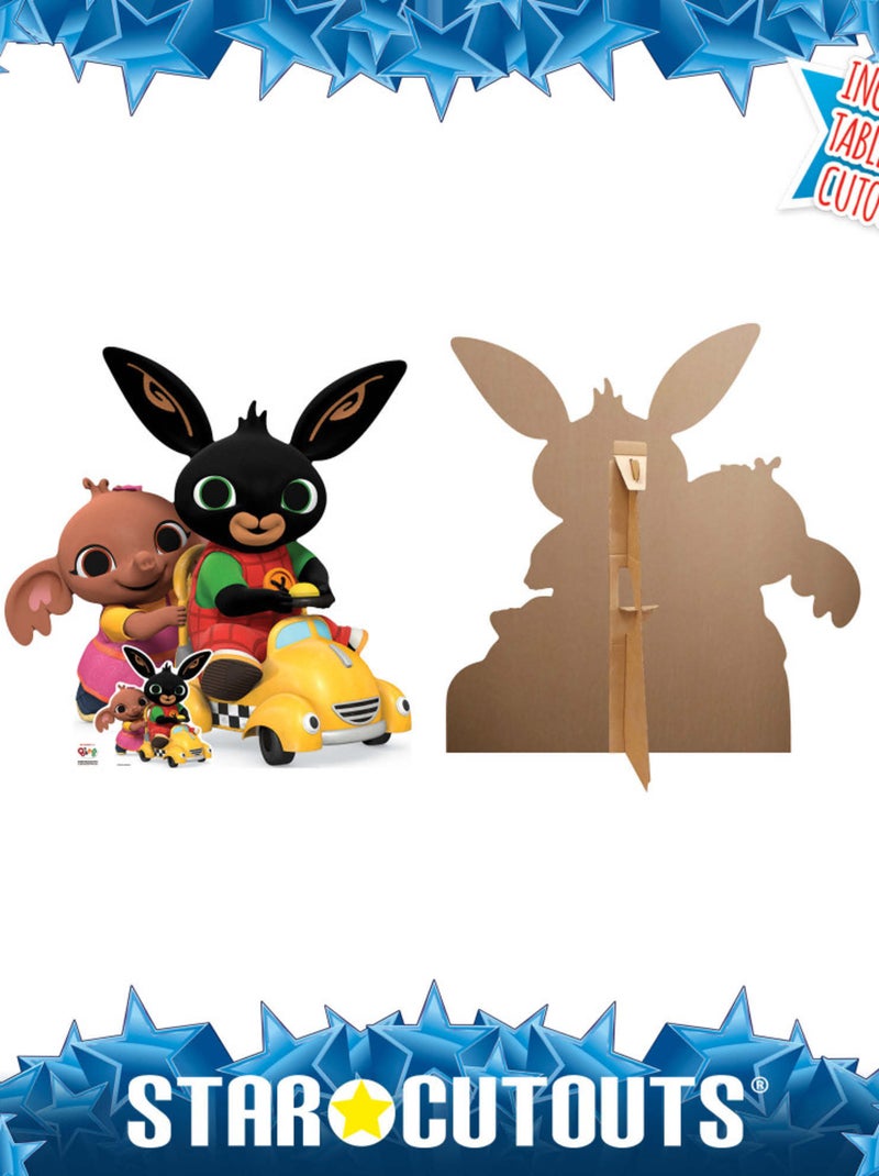 Figurine en carton - Bing Le Lapin et son amie - 96CM Rose - Kiabi