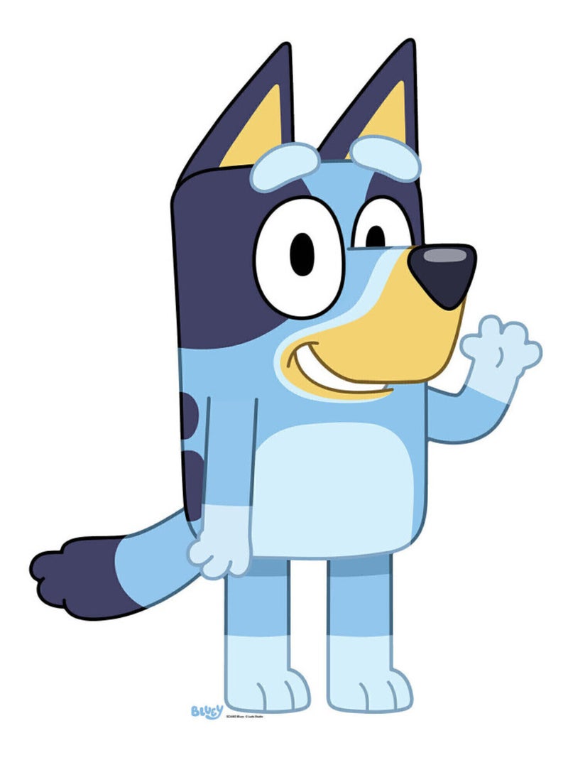 Figurine en carton - BLUEY - Haut 91 cm Multicolore - Kiabi