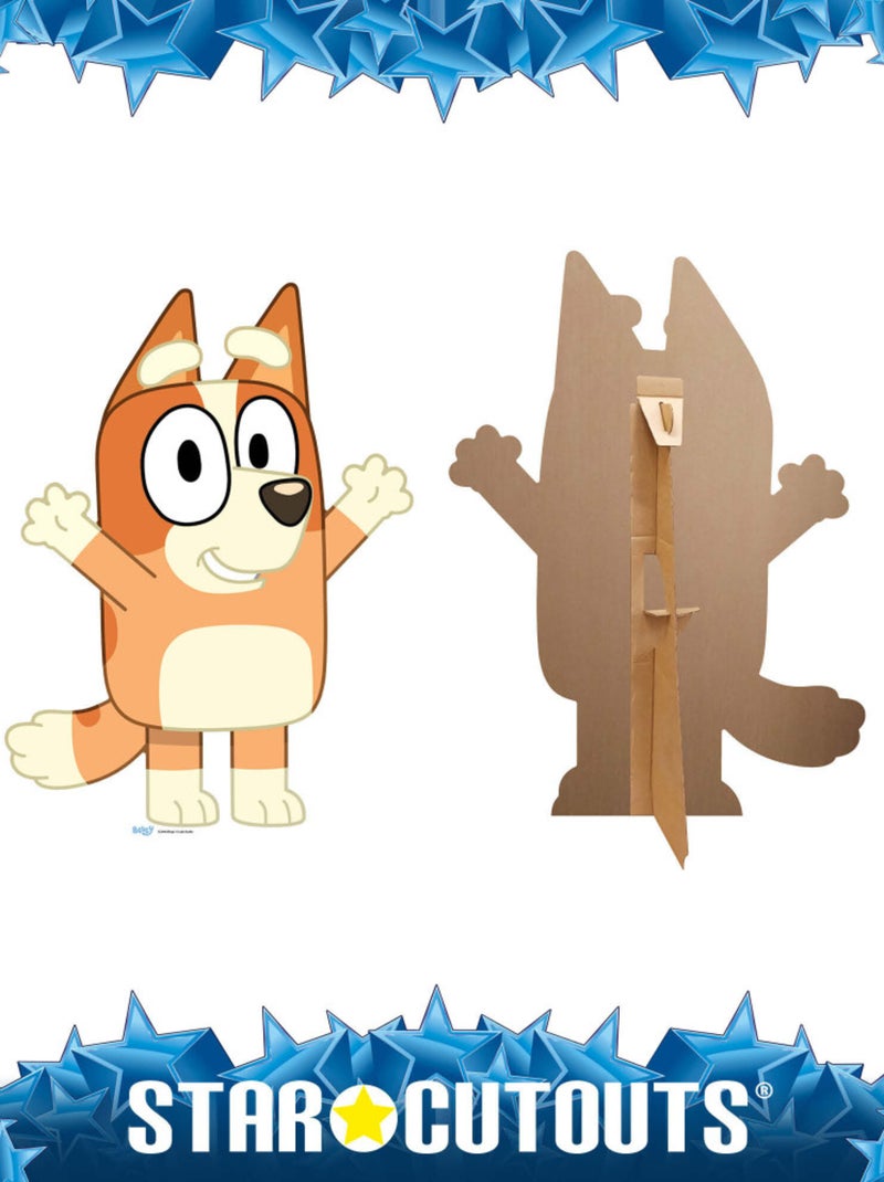 Figurine en carton - BLUEY - Personnage Bingo Haut 69 cm Multicolore - Kiabi