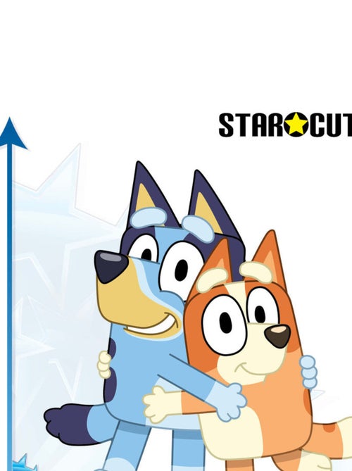 Figurine en carton - Bluey & Bingo - Haut 91 cm - Kiabi