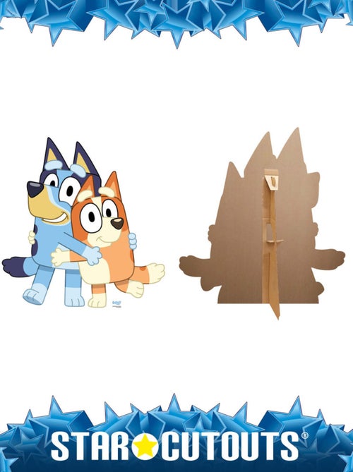 Figurine en carton - Bluey & Bingo - Haut 91 cm - Kiabi