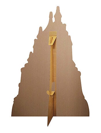 Figurine en carton - Disney Château de Princesses de Noël Hiver - Haut 133 cm