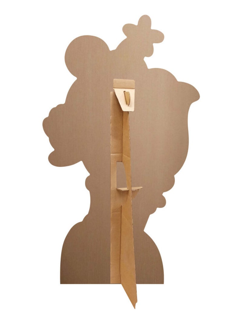 Figurine en carton - Disney Minnie Vintage et sa jupe bleue et blanche - Haut 96 cm Multicolore - Kiabi