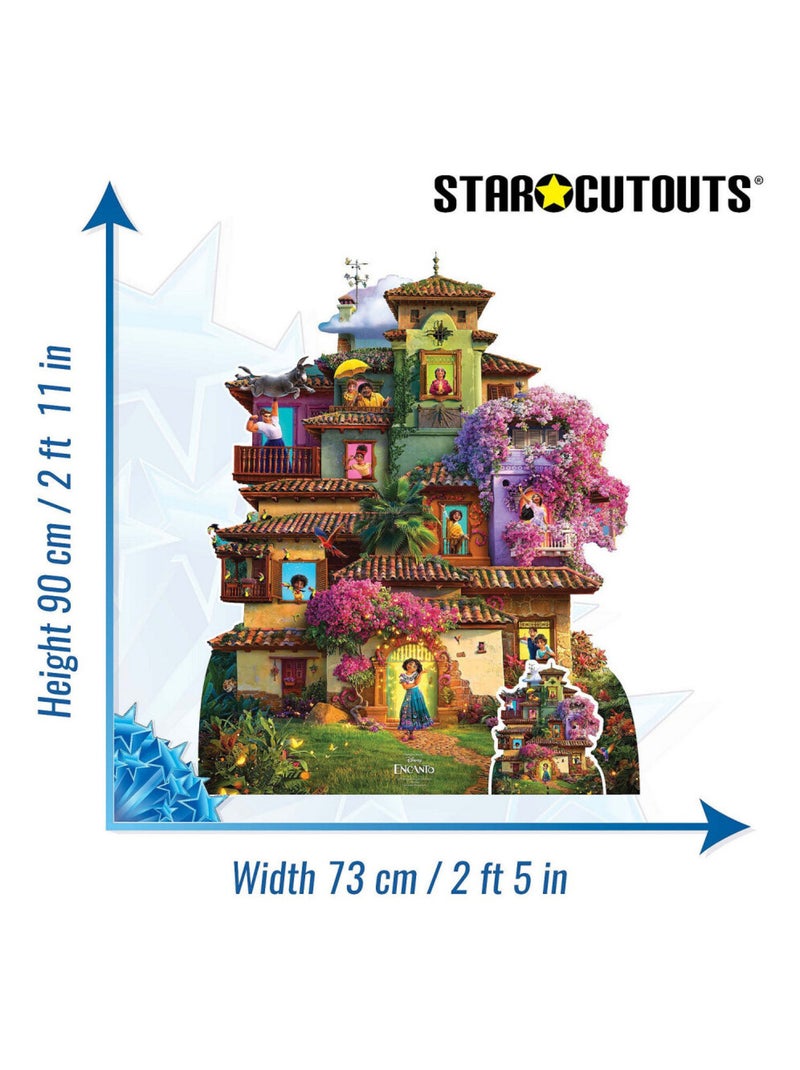 Figurine en carton - Encanto - Maison Famille Madrigal - Haut 90 cm Multicolore - Kiabi