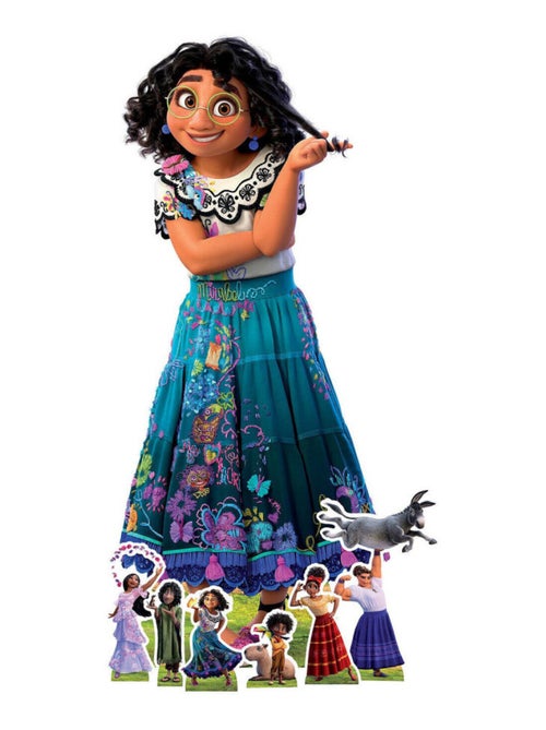 Figurine en carton - Encanto - Mirabel Madrigal avec 6 Mini-Figurines - Haut 134 cm - Kiabi