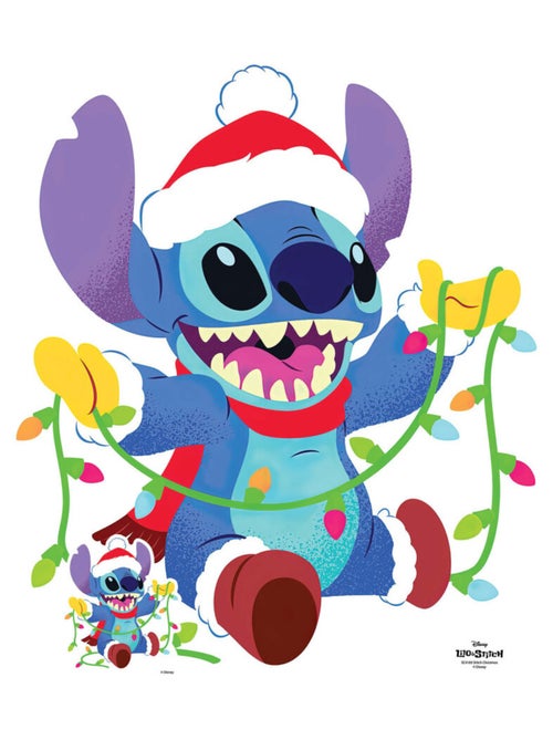 Figurine en carton - Noël - Disney Stitch - Haut 88 cm - Kiabi