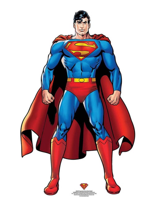 Figurine en carton - Superman - DC Comics - Haut 92 cm - Kiabi