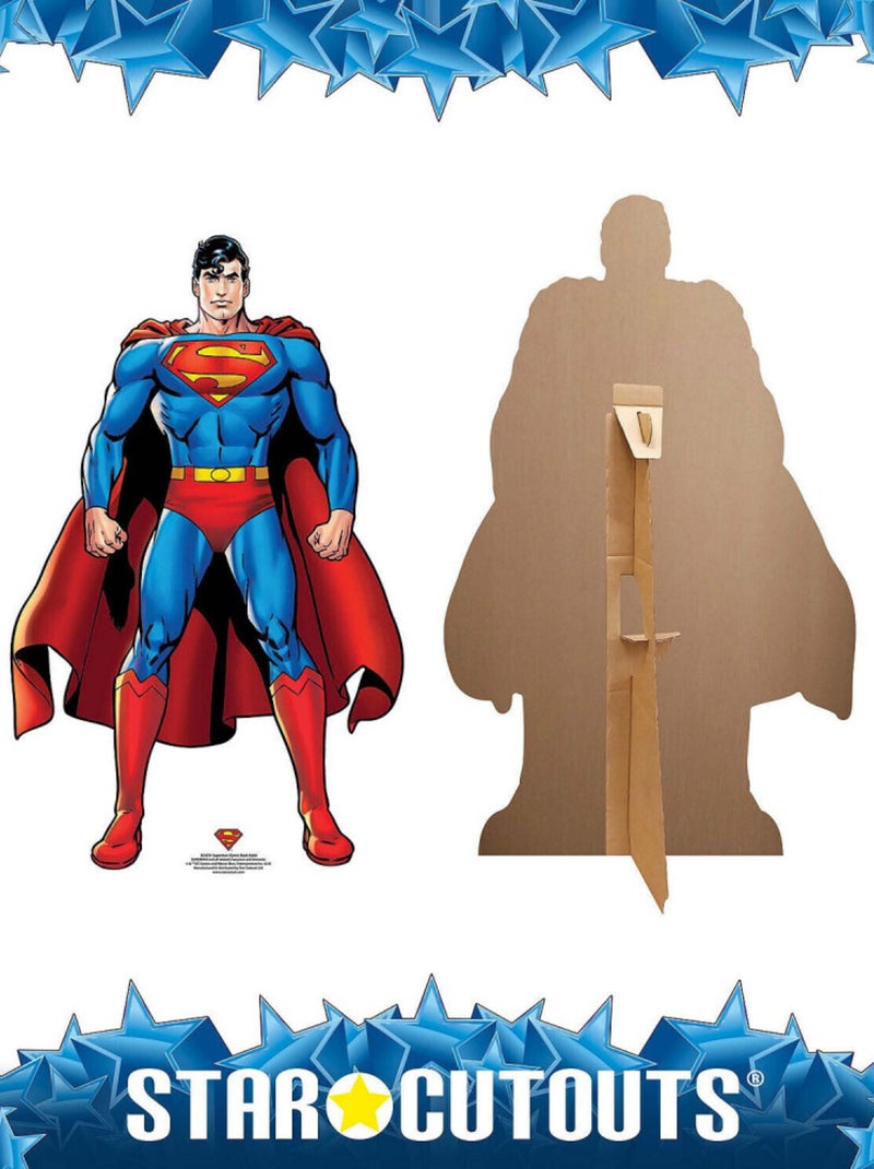 Figurine en carton - Superman - DC Comics - Haut 92 cm Rouge - Kiabi