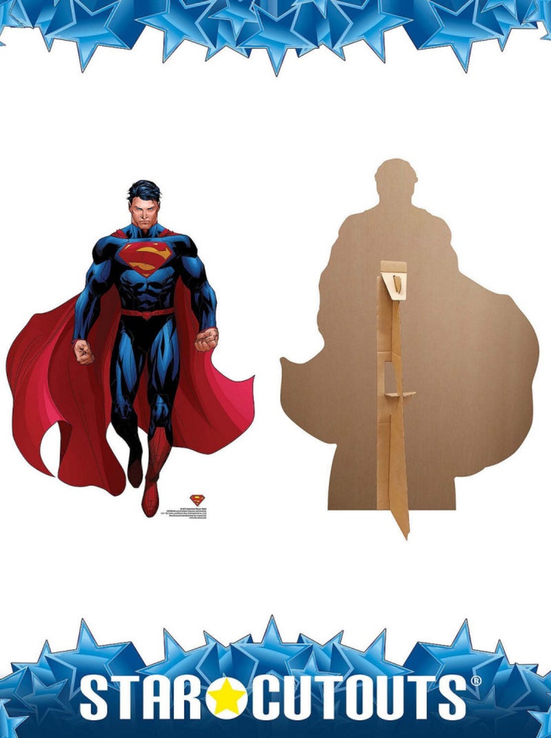 Figurine en carton - Superman - Haut 92 cm Rouge - Kiabi