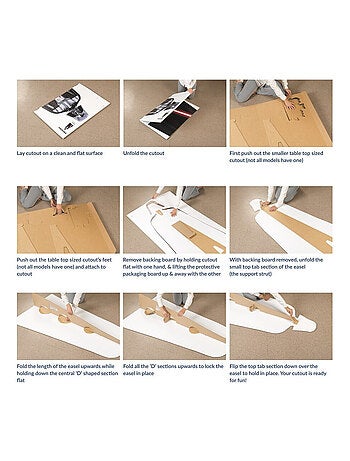 Figurine en carton à colorier - Olaf - La Reine des Neiges - 90 cm