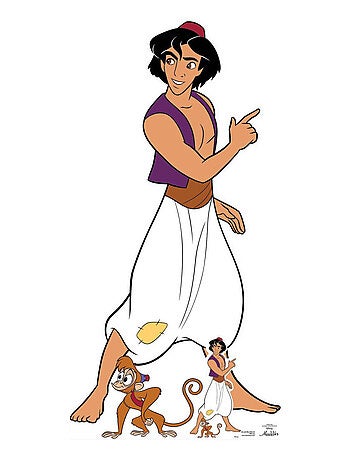 Figurine en carton Aladdin Disney H 185 CM