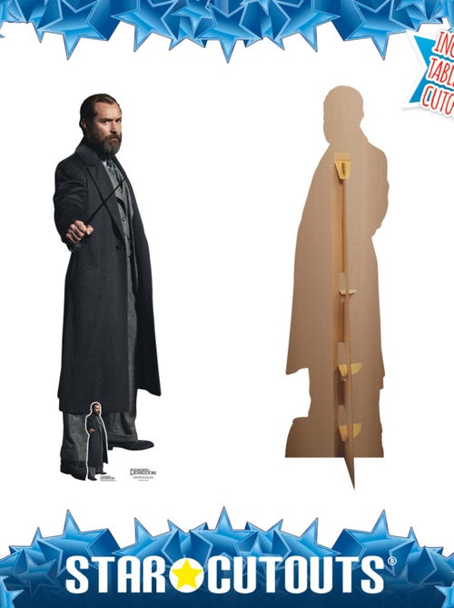 Figurine en carton Albus Dumbledore - Les animaux fantastiques Les secrets de Dumbledore acteur : Ju - Kiabi