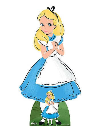 Figurine en carton Alice au pays des merveilles disney H 159 CM