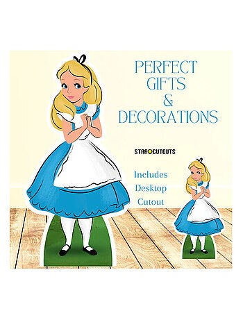 Figurine en carton Alice au pays des merveilles disney H 159 CM