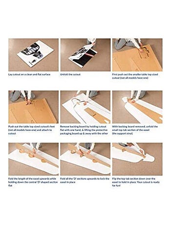 Figurine en carton Anna La Reine des Neiges Disney les mains dans les poches -Haut 155 cm