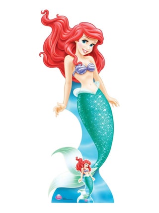 Figurine en carton Ariel La Petite Sirène 2013 Disney H 170 CM