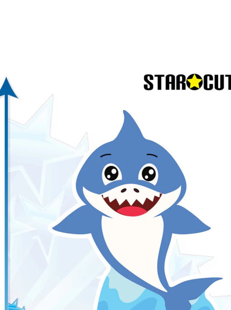 Figurine en carton Baby Boy Shark Bleu - Haut 93 cm Bleu - Kiabi