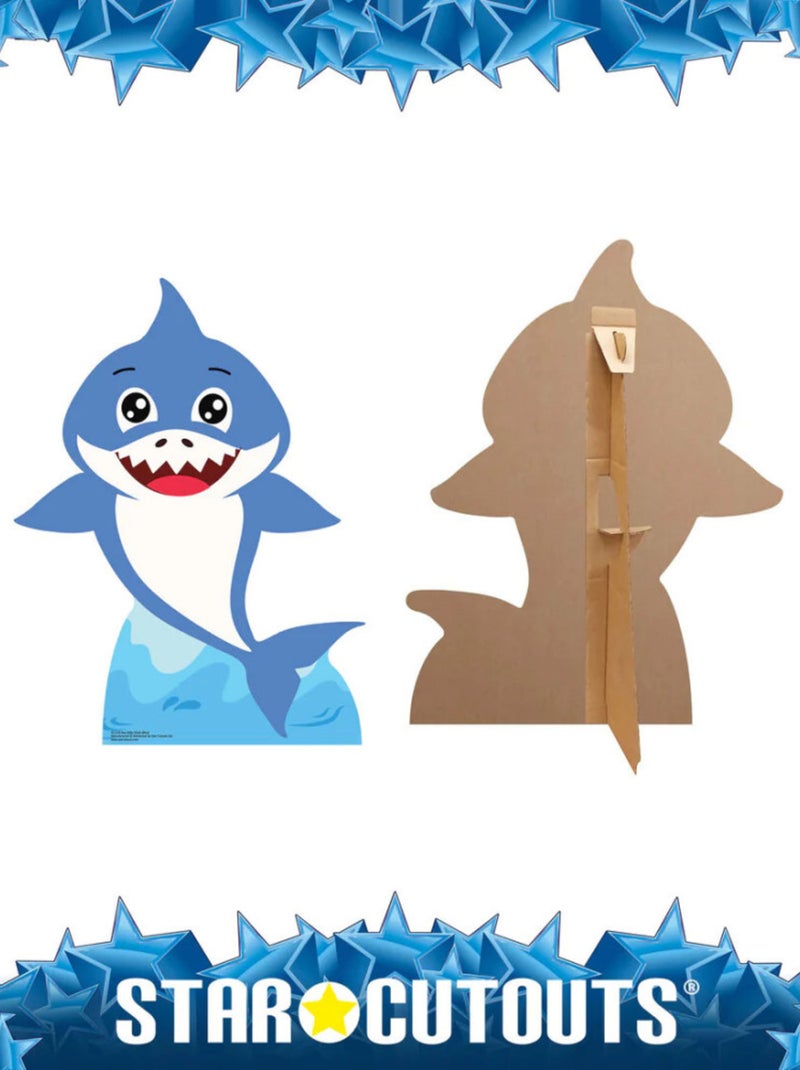 Figurine en carton Baby Boy Shark Bleu - Haut 93 cm Bleu - Kiabi