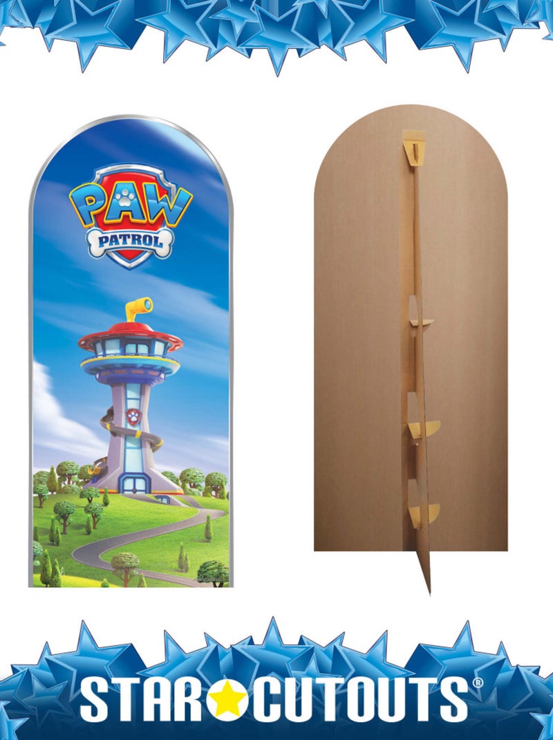 Figurine en carton backrop pat'patrouille La tour de contrôle  - Haut 185 cm Multicolore - Kiabi