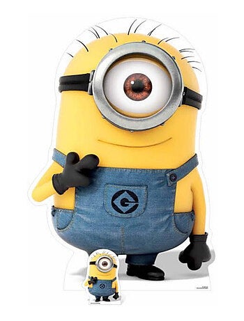 Figurine en carton Carl Les Minions Hauteur 139 cm
