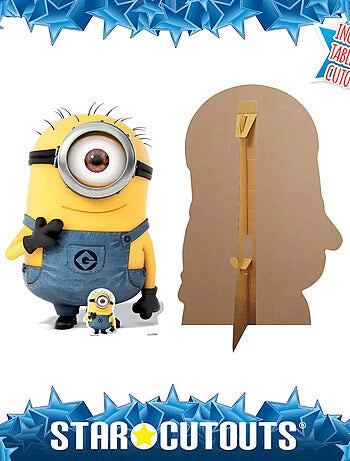 Figurine en carton Carl Les Minions Hauteur 139 cm