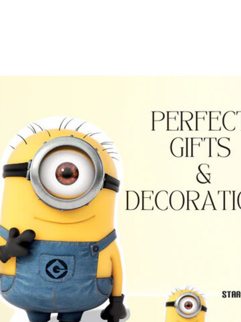 Figurine en carton Carl Les Minions Hauteur 139 cm Jaune - Kiabi