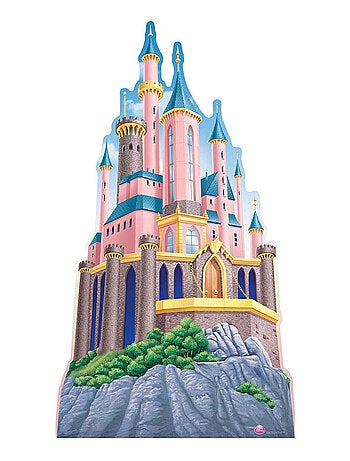 Figurine en carton Château Princesse Disney H 175 CM