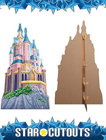 Figurine en carton Château Princesse Disney H 175 CM