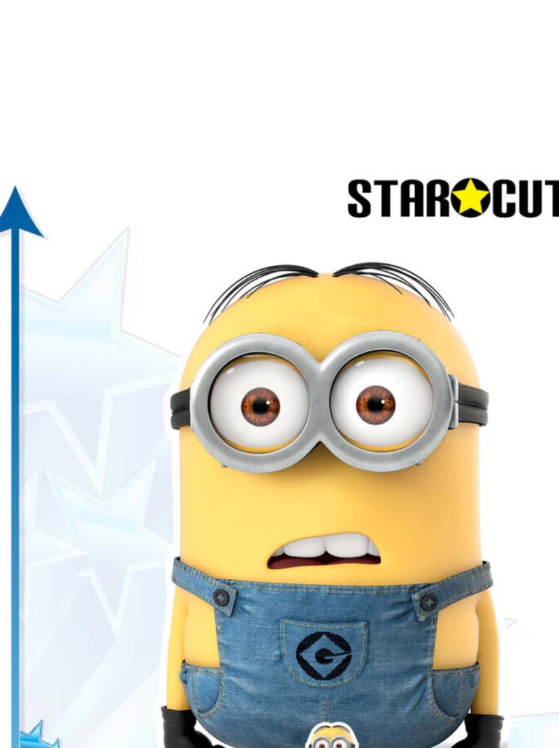 Figurine en carton Dave Les Minions Hauteur 147 cm Jaune - Kiabi