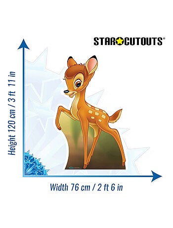 Figurine en carton Disney Bambi H 120 CM