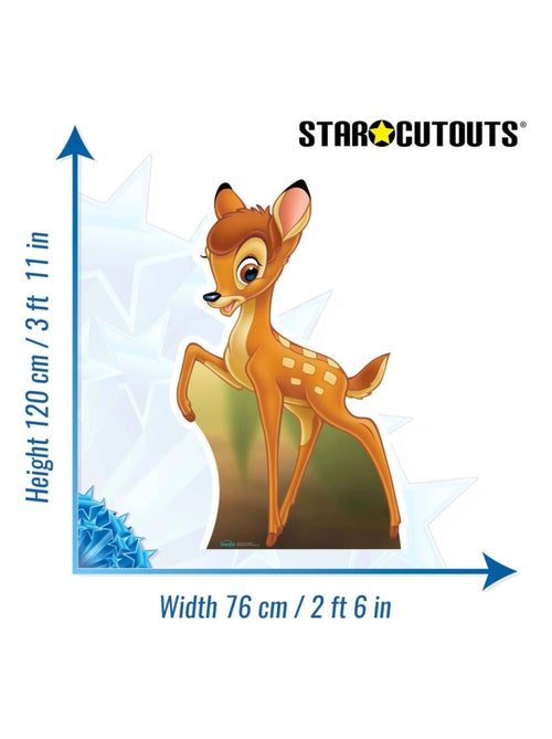 Figurine en carton  Disney Bambi H 120 CM - Kiabi