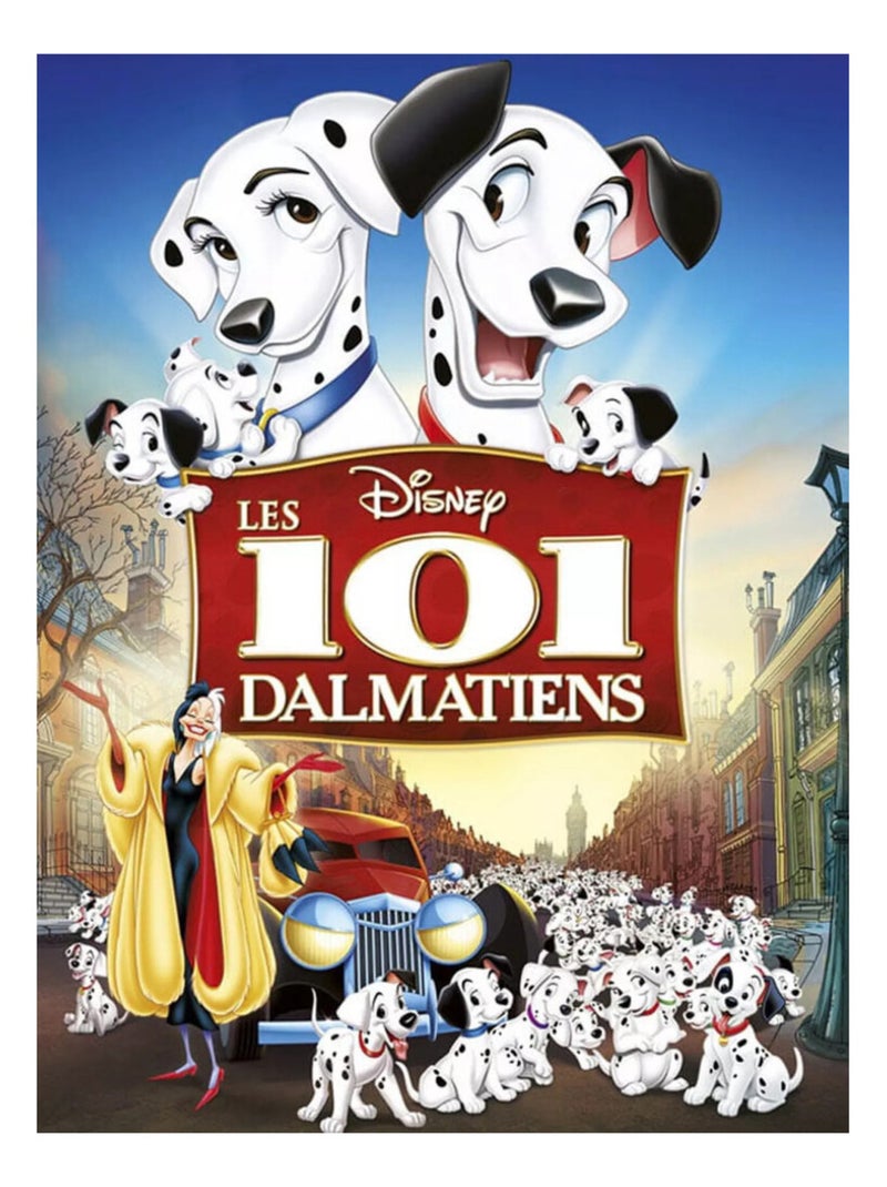 Figurine en carton Disney Classic Cruella les 101 Dalmatiens Hauteur 171 cm Bleu - Kiabi