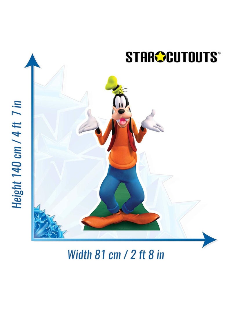 Figurine en carton  Disney Dingo H 140 CM Orange - Kiabi